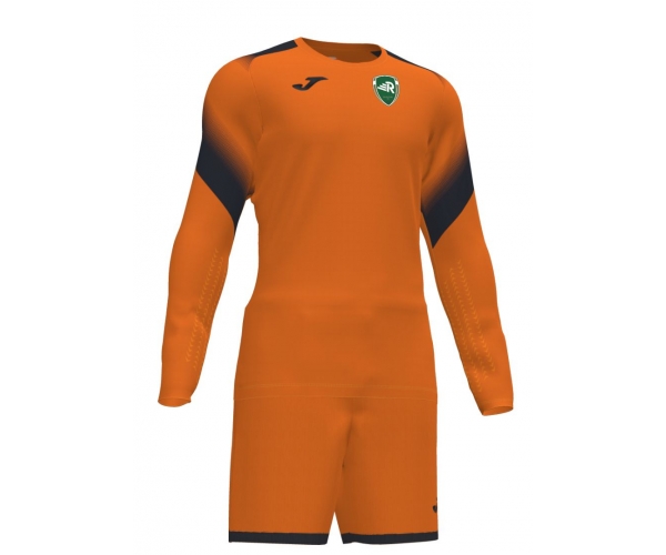 KOMPLET BRAMKARSKI JOMA ZAMORA V JR POMARAŃCZOWY + HERB